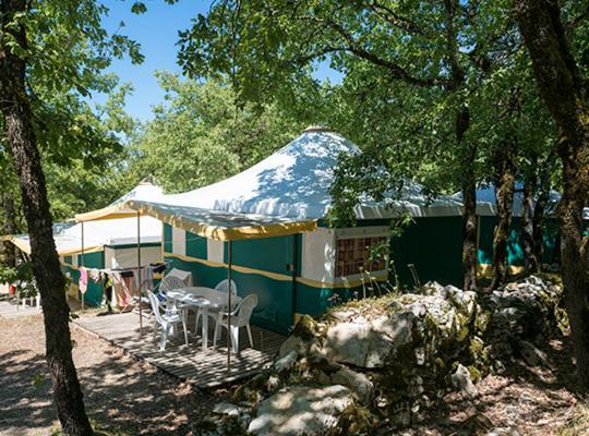 ホテル Camping Les Reflets Du Quercy Crayssac エクステリア 写真